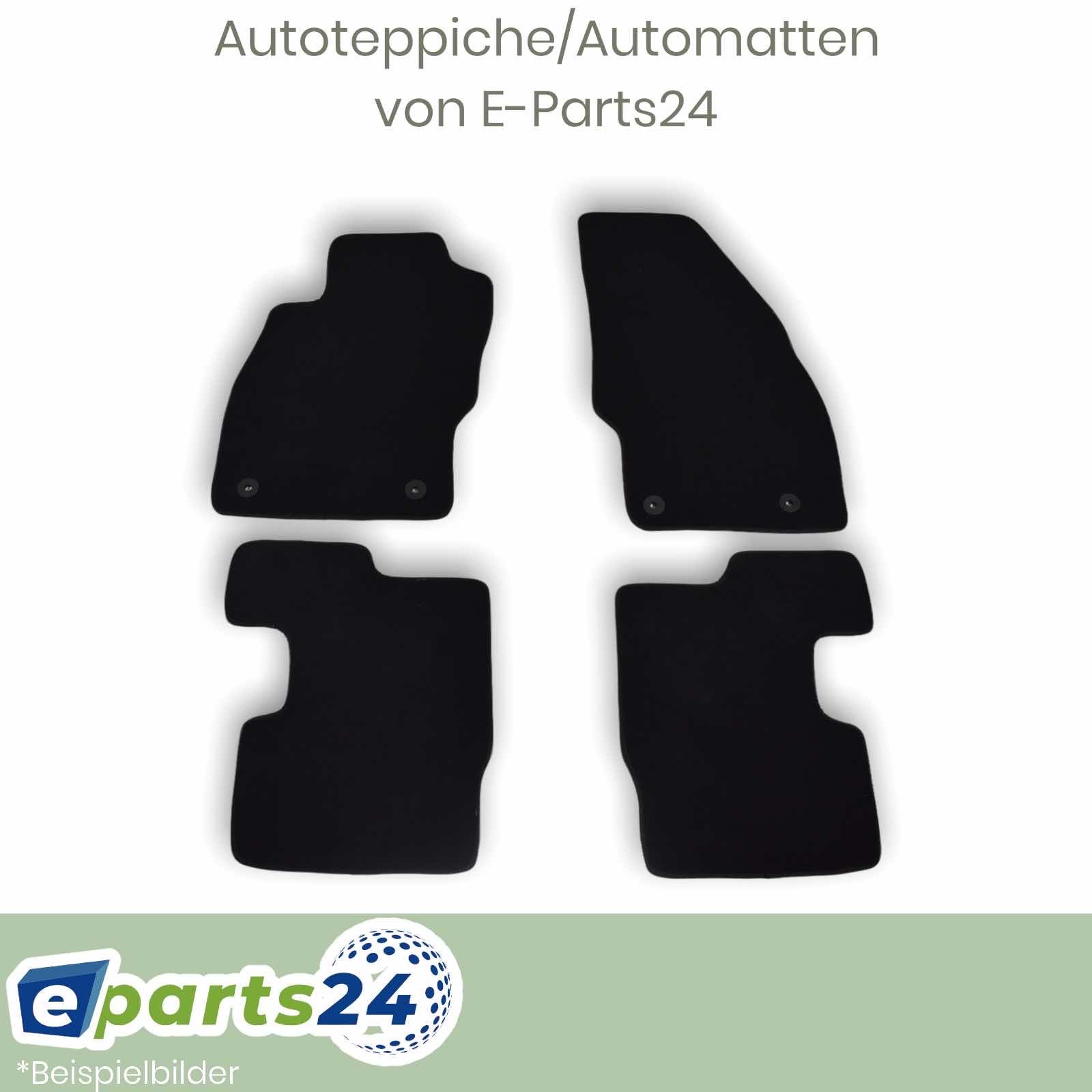 Automatten Fußmatte Autoteppich für Opel Corsa D 2006-2014 passform Set schwarz