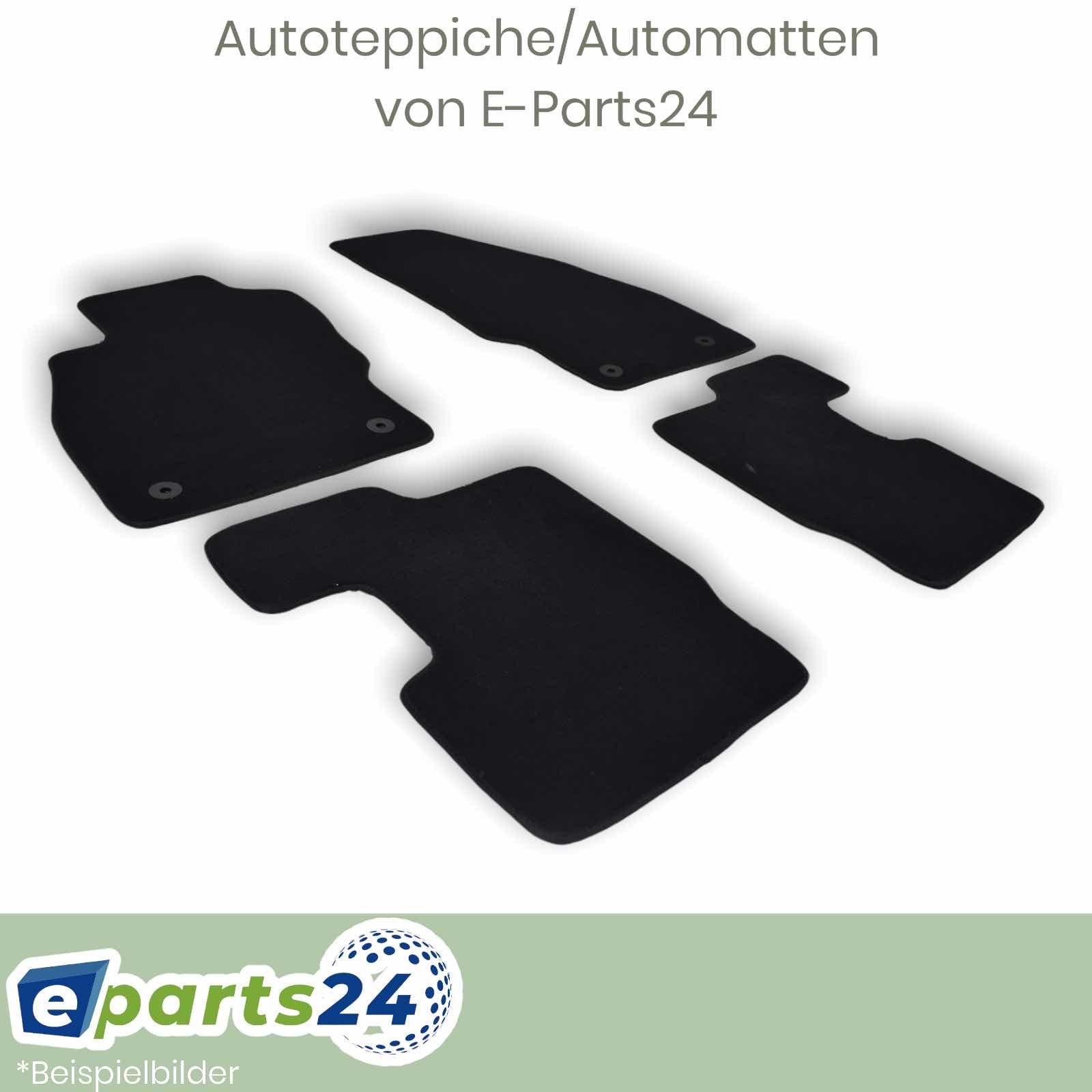 Automatten Fußmatte Autoteppich für Opel Corsa D 2006-2014 passform Set schwarz