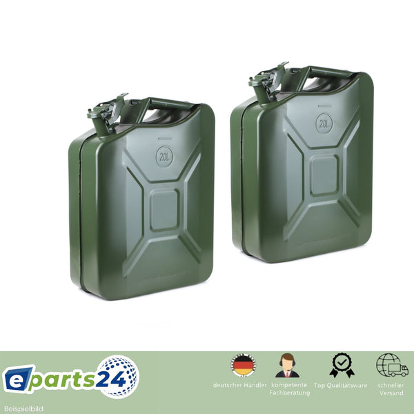 Metal canister 2 x 20 liter petrol canister diesel petrol oil steel UN approval