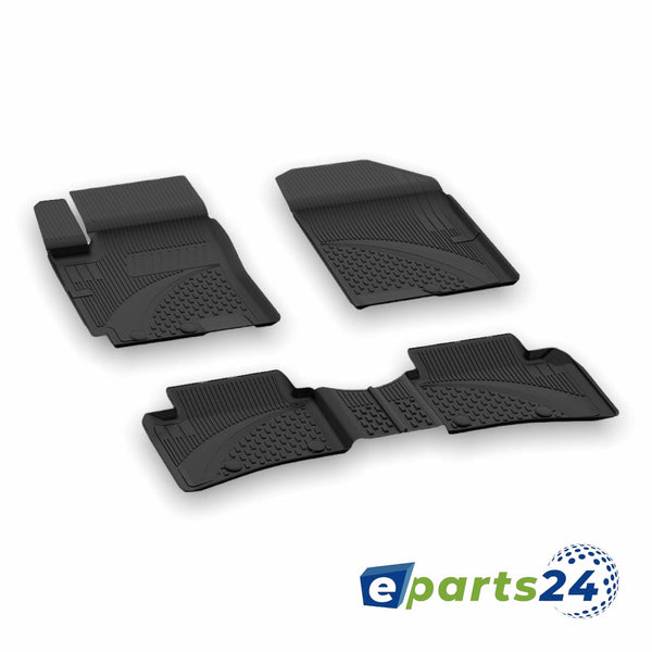 Car mats floor mats Premium TPE for KIA Stonic from 2017- 4 pcs. mat set black