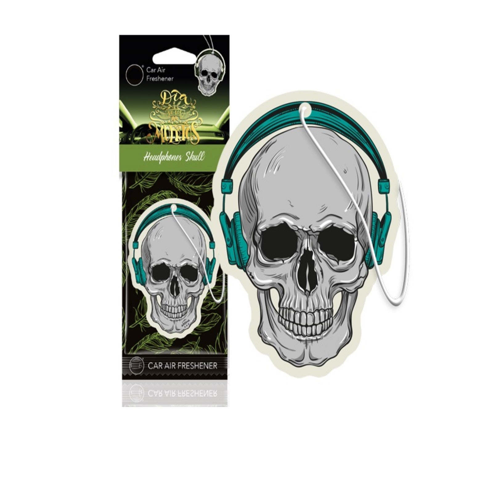 Air Freshener Car Fragrance Car Perfume Skull Headphones Fragrance Pendant