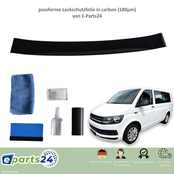 Ladekantenschutz Lackschutzfolie für VW T6 Multivan Caravelle 2015- carbon