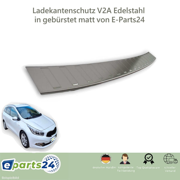 Ladekantenschutz für Kia Ceed 3 Sportswagon Kombi ab 2018- Edelstahl gebürstet