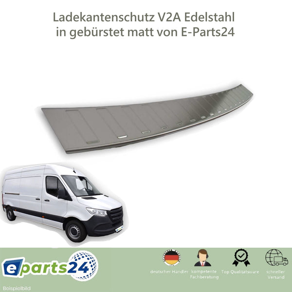 Ladekantenschutz für Mercedes Sprinter W907 ab 2018- Edelstahl gebürstet matt