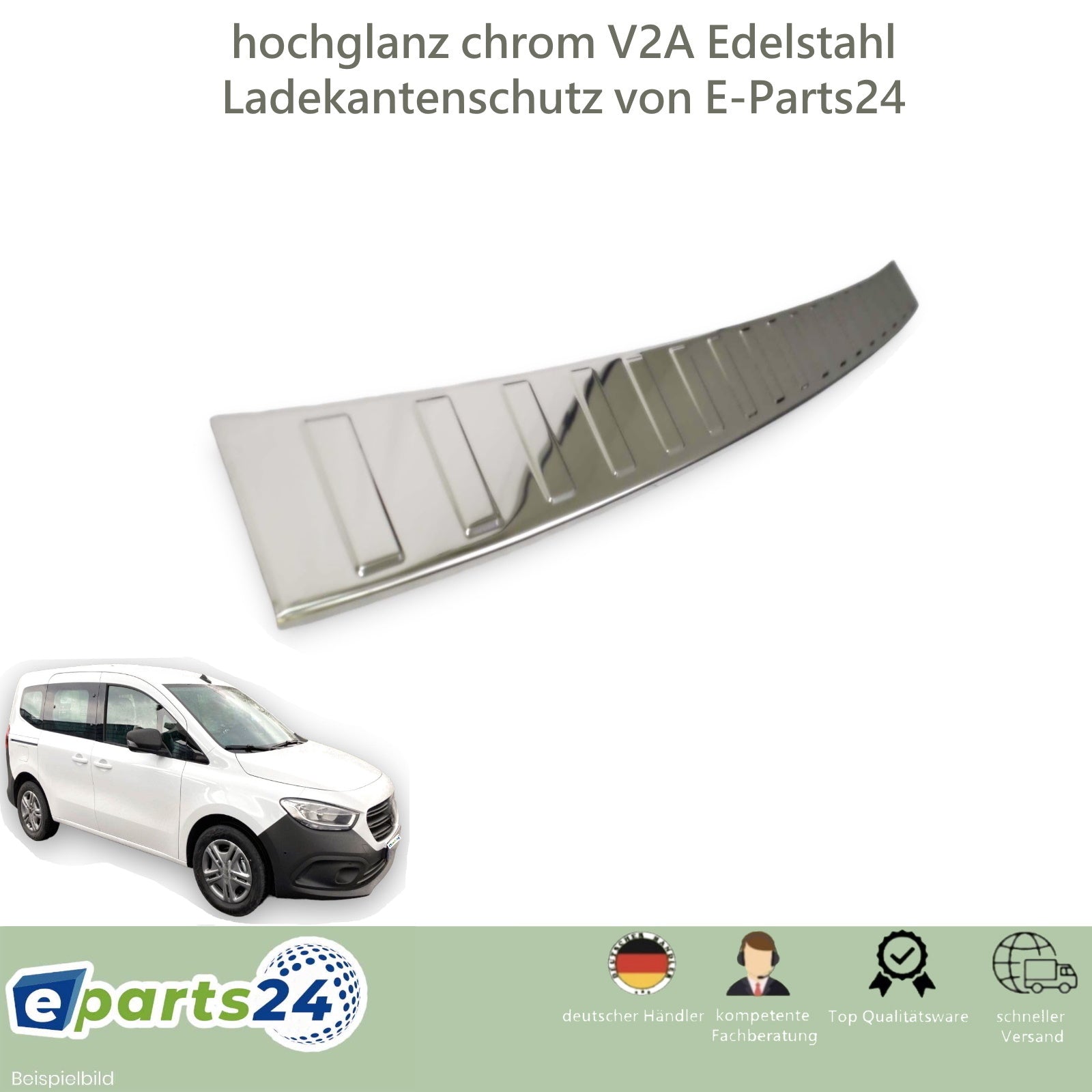 Ladekantenschutz für Mercedes Citan Tourer W420/Renault Kangoo ab 2021- glanz