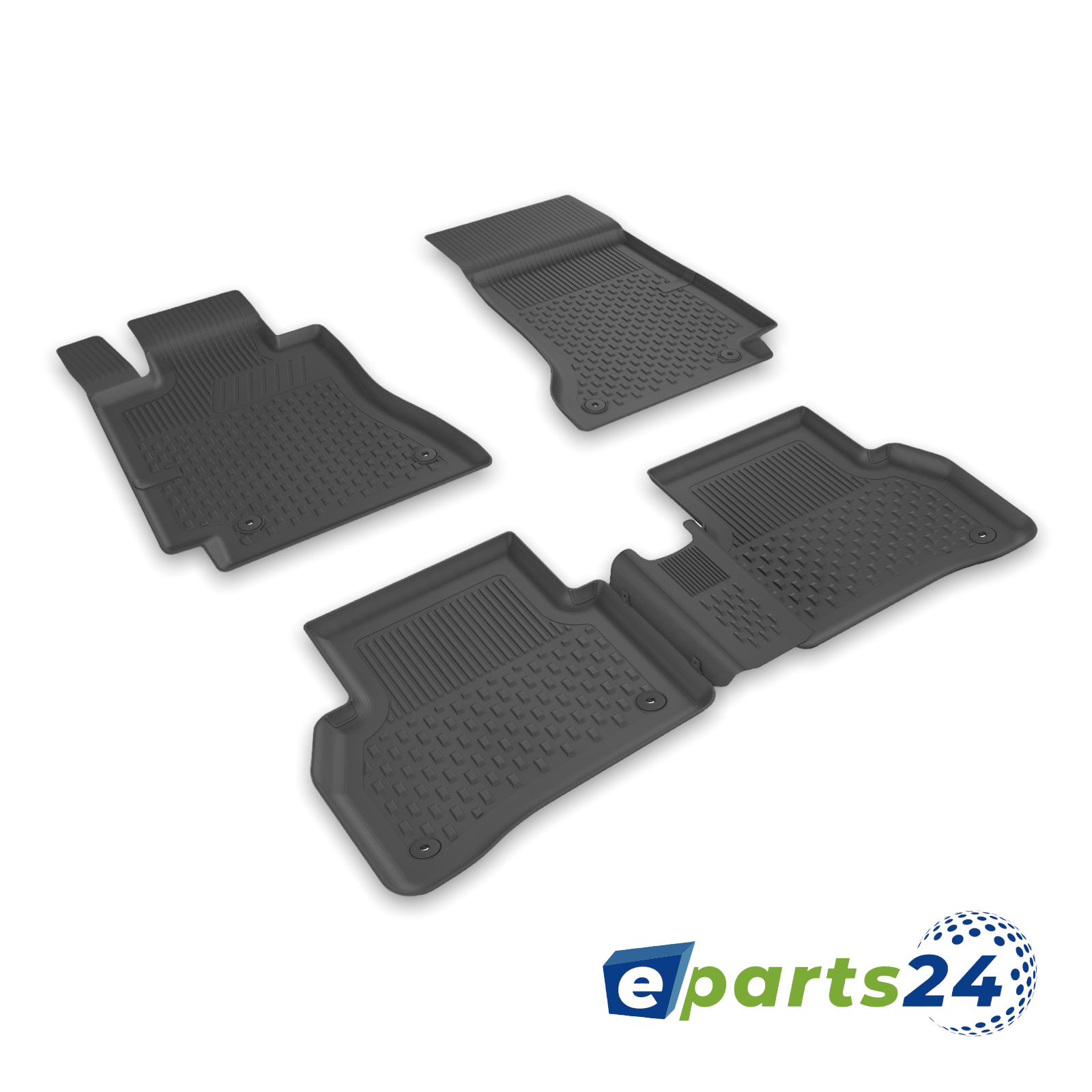 Car mats floor mats Premium TPE for Mercedes C-Class W205 S205 C205 2014- 5pcs