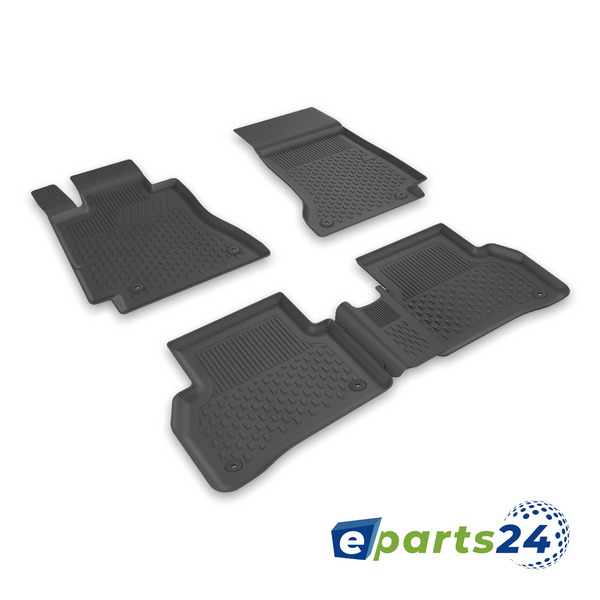 Car mats floor mats Premium TPE for Mercedes C-Class W205 S205 C205 2014- 5pcs