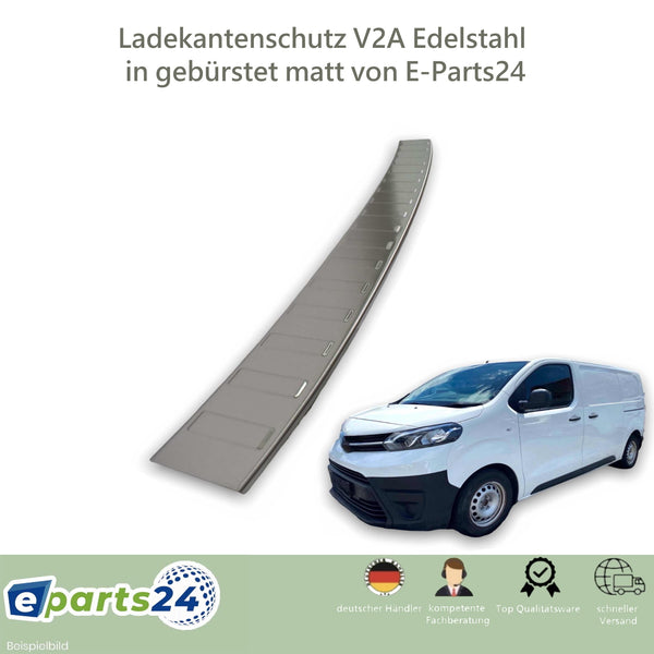 Ladekantenschutz für Toyota Proace Verso Bus für L1 L2 2018- Edelstahl gebürstet