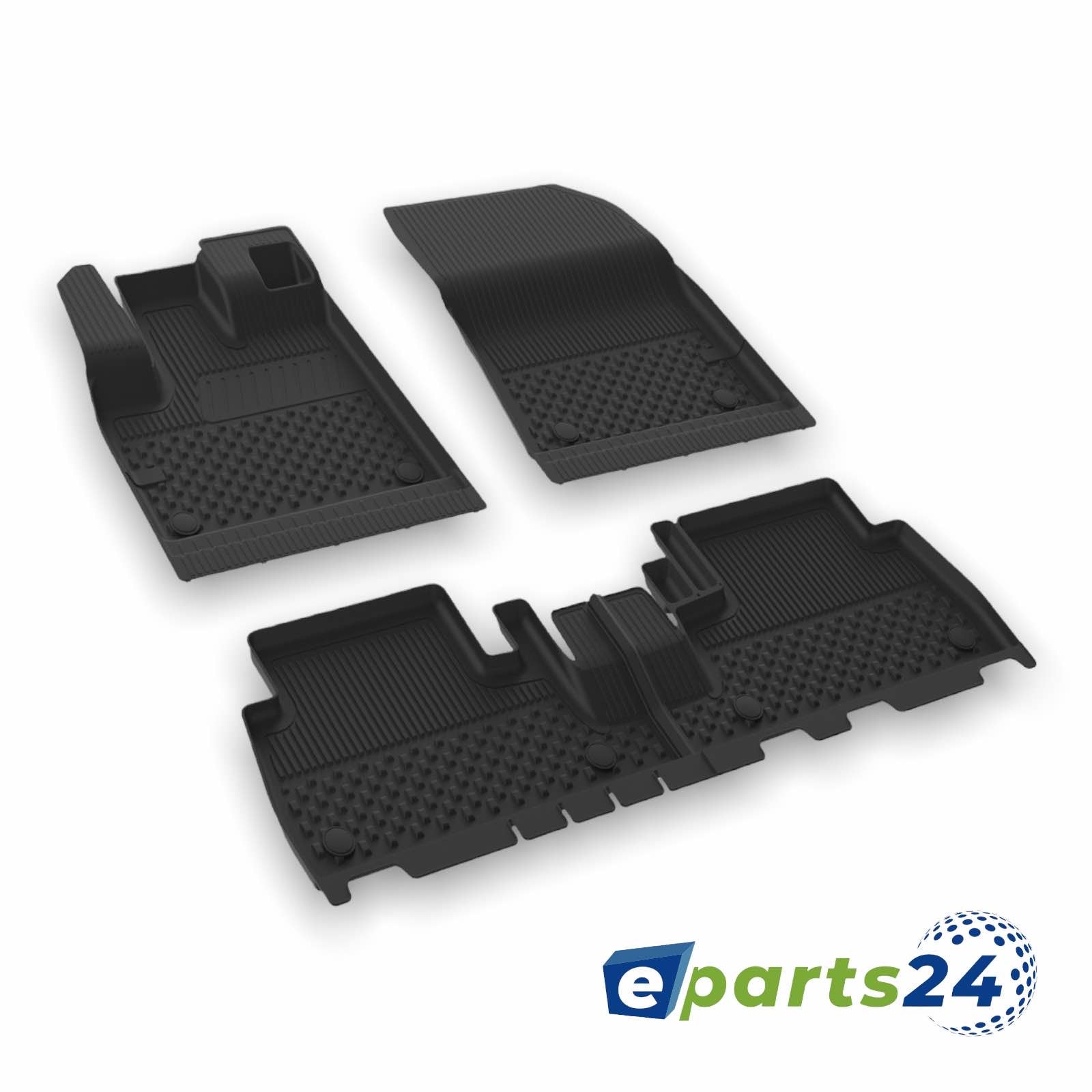 Car mats floor mats Premium TPE for Peugeot Rifter II from 2018- 4 pcs. mat set