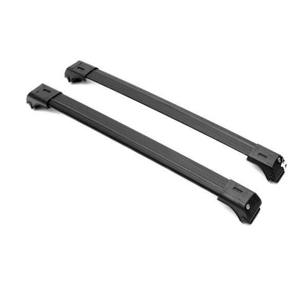 Roof rack luggage rack for Dacia Duster from 2018- Alu black set open railing