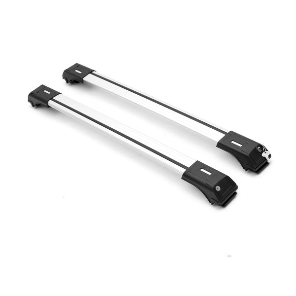 Roof rack luggage rack cross bar for Ford Ranger from 2012- aluminum silver 2 pieces