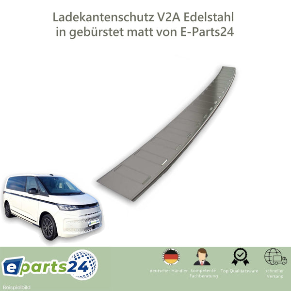 Loading sill protection rear protection for VW T7 Multivan from 2021- brushed stainless steel matt