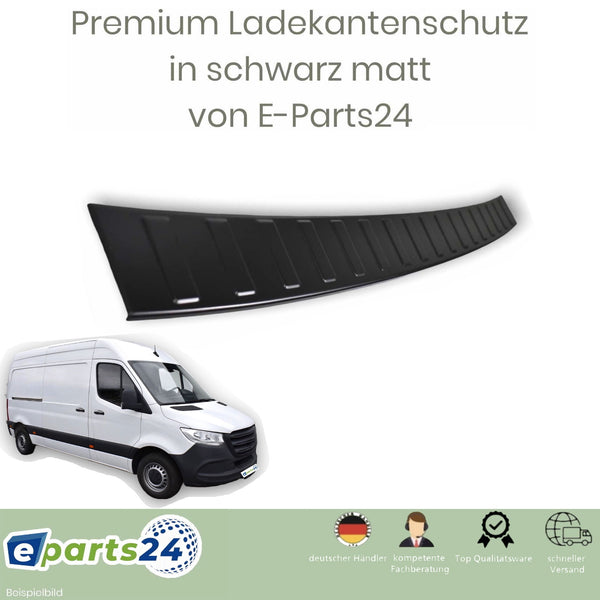 Ladekantenschutz für Mercedes Sprinter W907-W910 ab 2018- schwarz matt Edelstahl