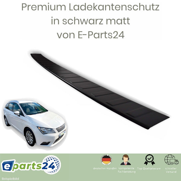 Ladekantenschutz für Seat Leon 3 5F ST Kombi FR Cupra ab 2014- Edelstahl schwarz