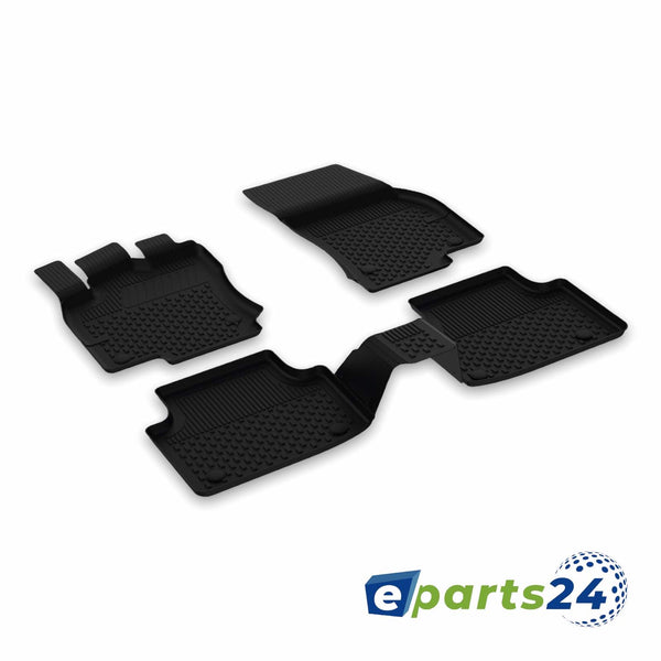 Car mats floor mats Premium TPE for VW Tiguan II AD1 from 2016 mat set black