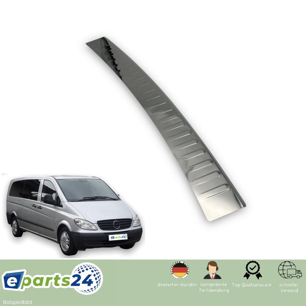 Ladekantenschutz Heckschutz für Mercedes Vito W639 Bj. 2003-2014 Edelstahl glanz