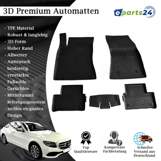 Automatten Fußmatten Premium TPE für Mercedes E-Klasse S213 W213 ab 2016- 5tlg.
