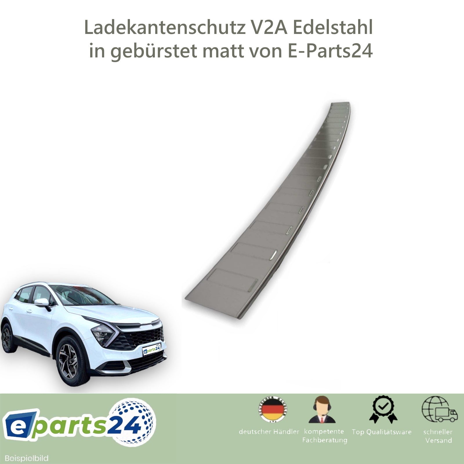 BPQWED Auto Edelstahl Stoßstangenschutz Heckstoßstange Ladekantenschutz,  für MG HS 2018-2021 Anti Scratch Hinterer Styling ZubehöR: : Auto  & Motorrad