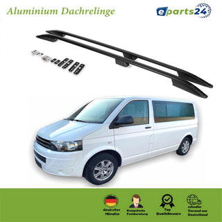 Dachreling für VW T5 Multivan Transporter ab 2003- kurzer Radstand L1 schwarz