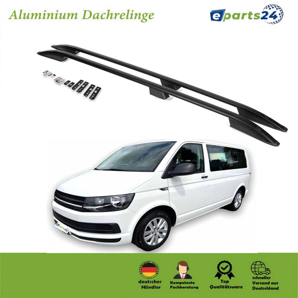 Dachreling für VW T6 Multivan Transporter ab 2015- langer Radstand L2 schwarz