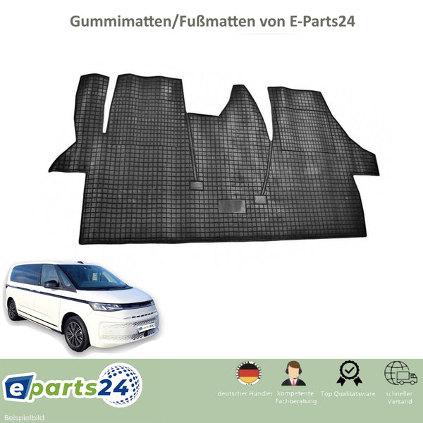 Automatten Fußmatten Gummimatten für VW T7 Multivan ab 2022- schwarz 1 tlg.