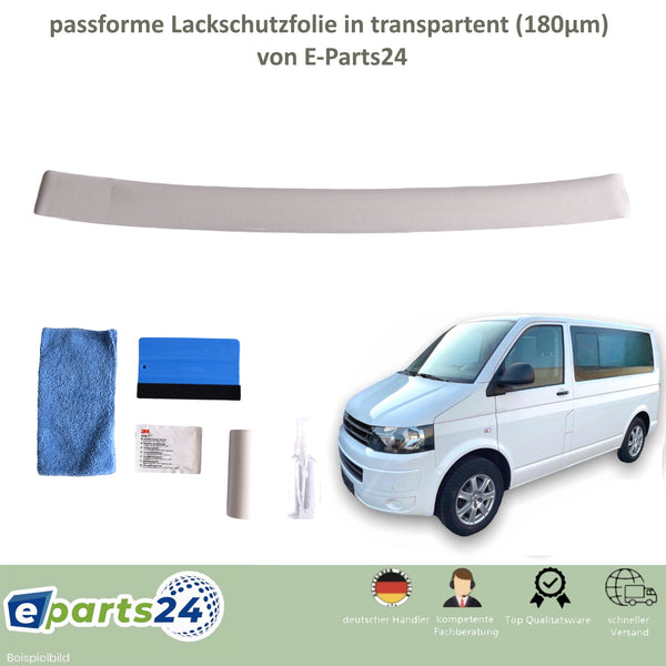 Ladekantenschutz Lackschutzfolie Heckschutz für VW T5 2003-2015 transparent