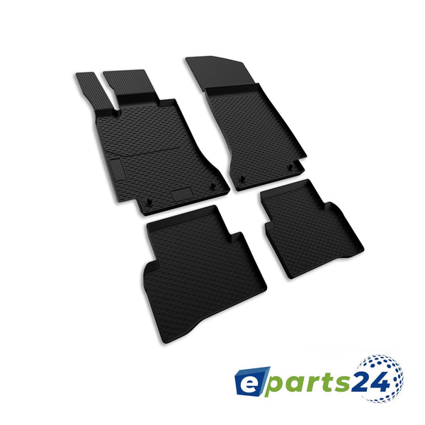 Car mat floor mat 3D rubber mats for Mercedes C-Class W204 S204 2007-2014 4pcs